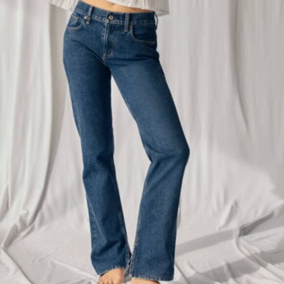 ABERCROMBIE & FITCH The '90's Straight Ultra High Rise size 30/10R - Picture 1 of 8
